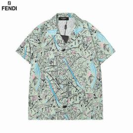 Picture of Fendi Shirt Short _SKUFendiM-3XLQ7922296